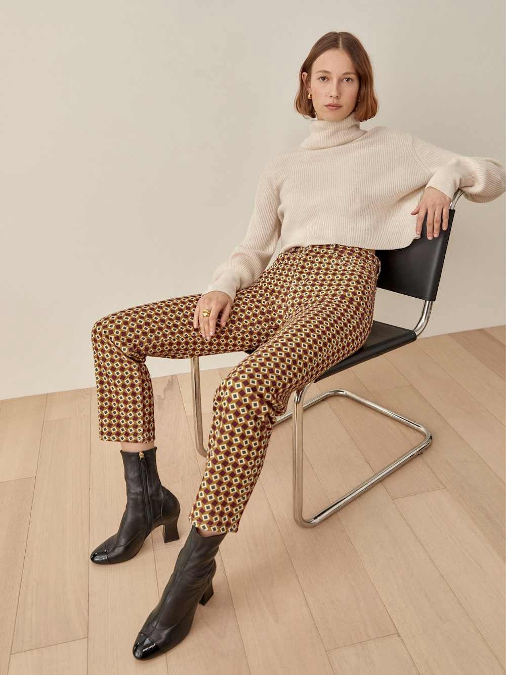 REFORMATION JEANS PRINTED RETRO